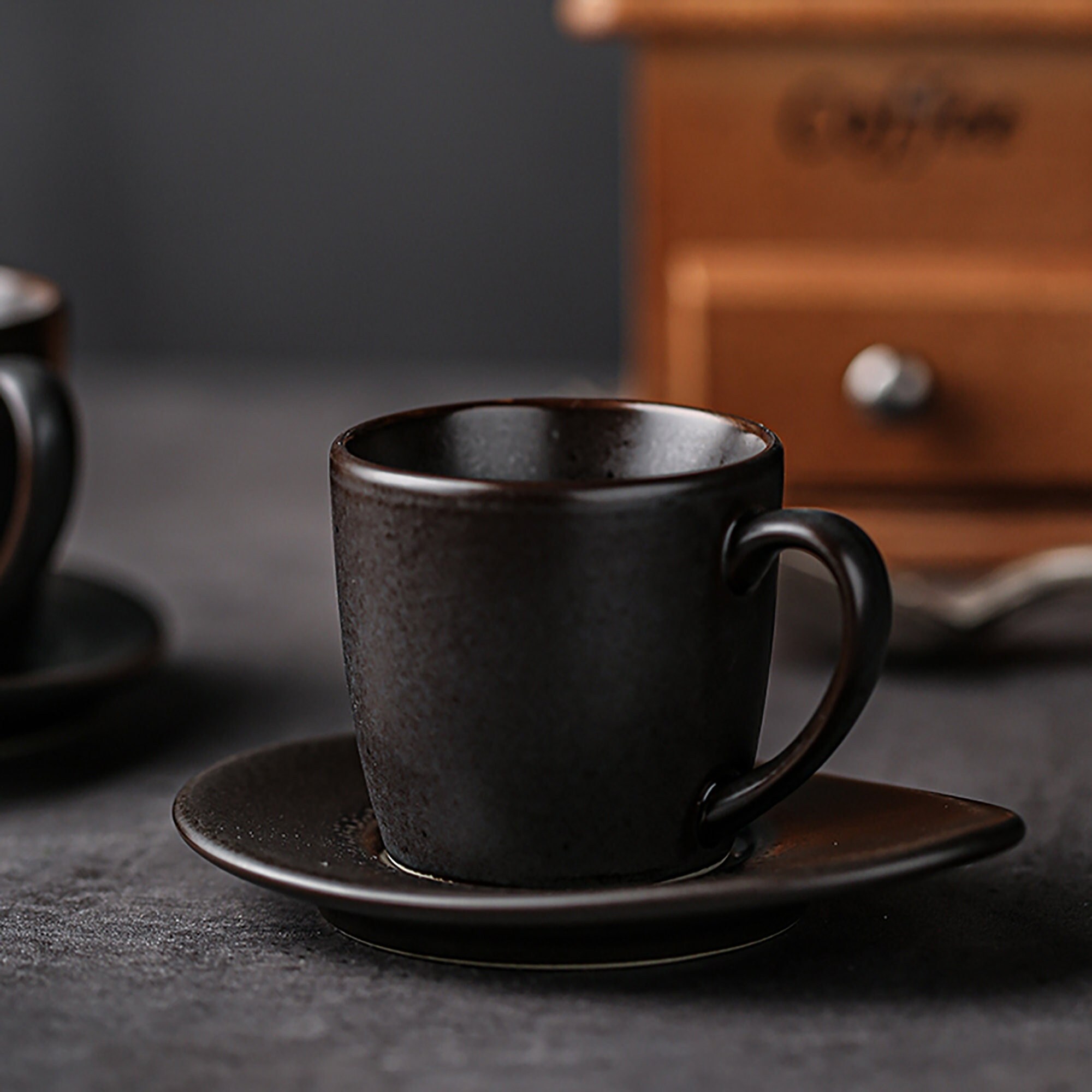 Crisp Modern Matte Black Espresso Cup Set Of Reviews CB2, 52% OFF