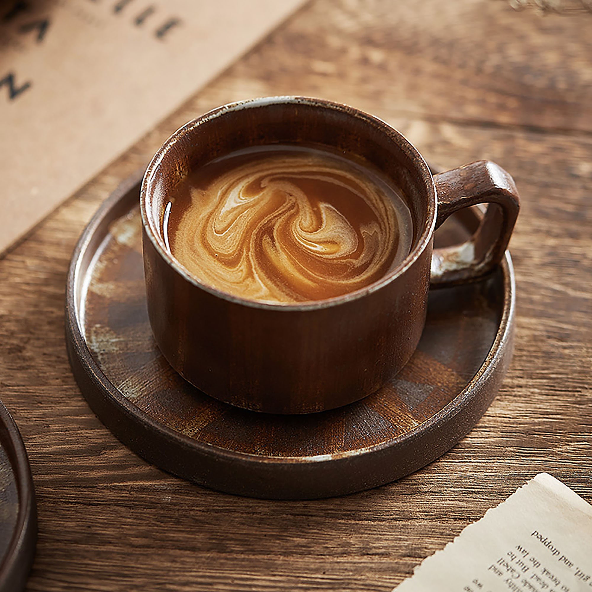 250ml Latte cup set Latte cup with saucerDessert Etsy