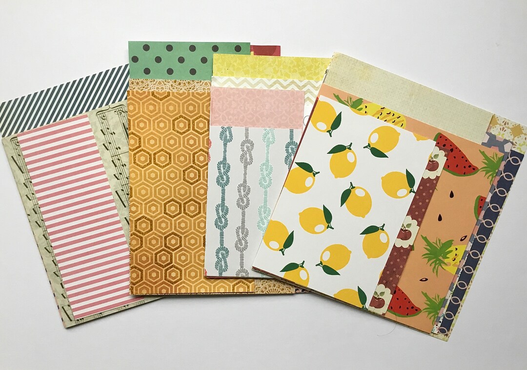 Colourful Patterned Cardstock & Paper Pack Junk Journal Supplies Scrapbooking Paper Collage