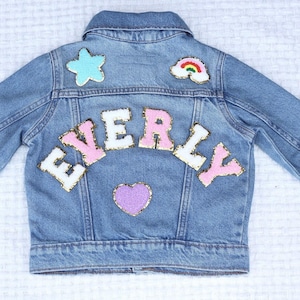 Girl Birthday Gift Custom Baby Name Jacket for Toddler Girl