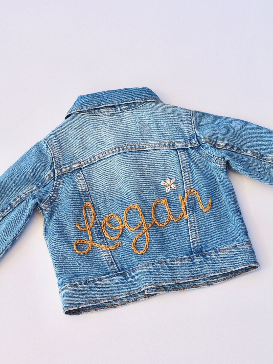 Kids Jean Jacket Baby Jean Jacket Personalized Toddler Denim Jacket