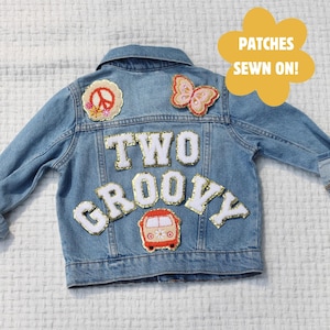 TWO GROOVY Birthday Outfit for Girl 2nd Birthday Top for 2 Year Old Groovy Birthday Theme Outfit for Second Birthday Retro Outfit Toddler