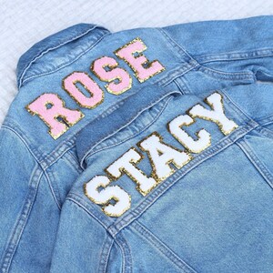 Girl Personalized Denim Jacket for Kid Patch
