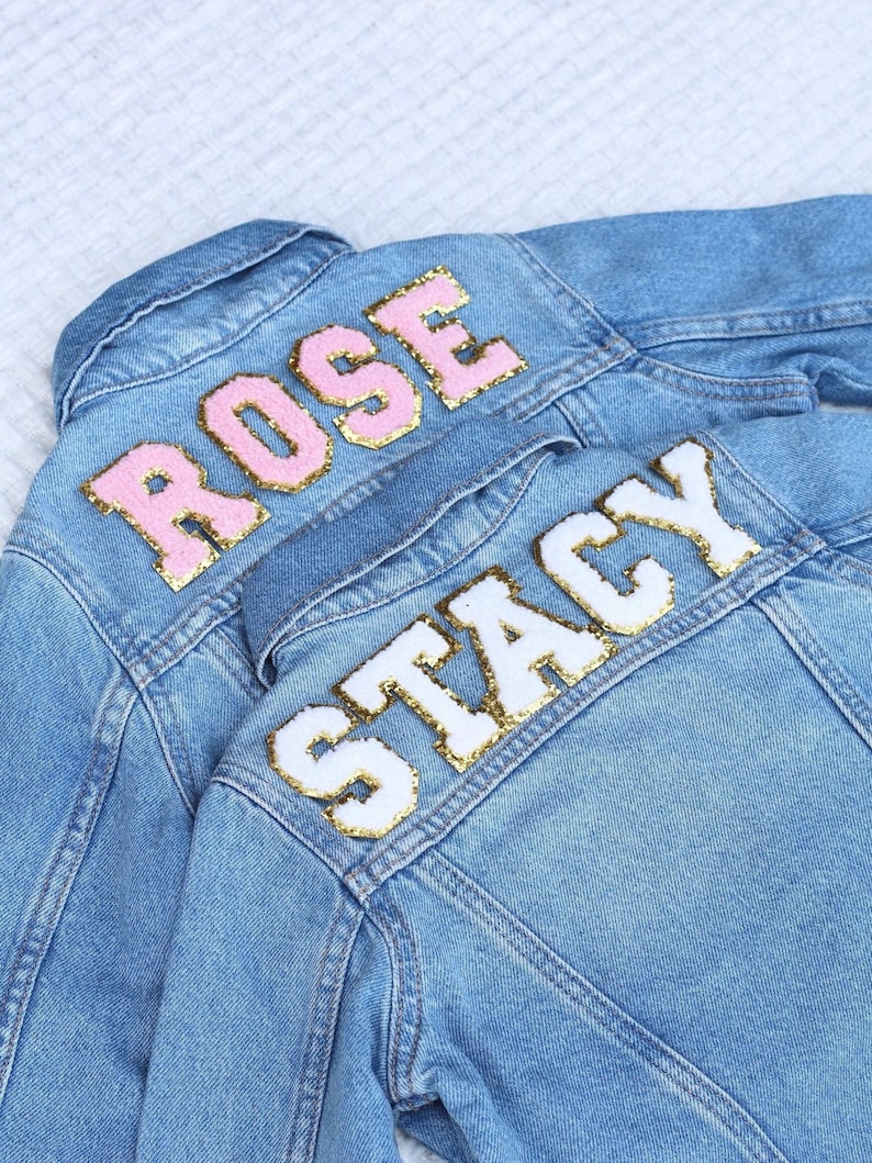 Girl Personalized Denim Jacket for Kid Patch