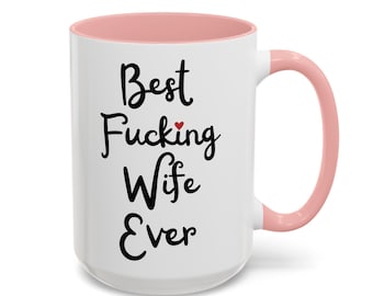 Mejor taza de esposa, taza de esposa divertida, regalo para esposa, taza de café divertida para esposa, regalo de esposa, regalo de aniversario para esposa, regalo de cumpleaños de esposa