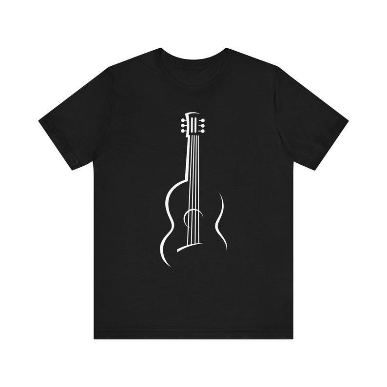 Acoustic Guitar T-shirt Musician Tee, Acoustic Guitar Shirt, Ghuitar ...