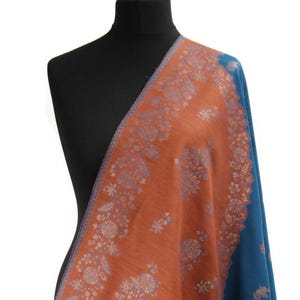 Exclusive Kani Silk Shawl,Dupatta, Scarf, Wedding Wrap, Pashmina Shawl,Wedding Gifts(28 x 80Inches)