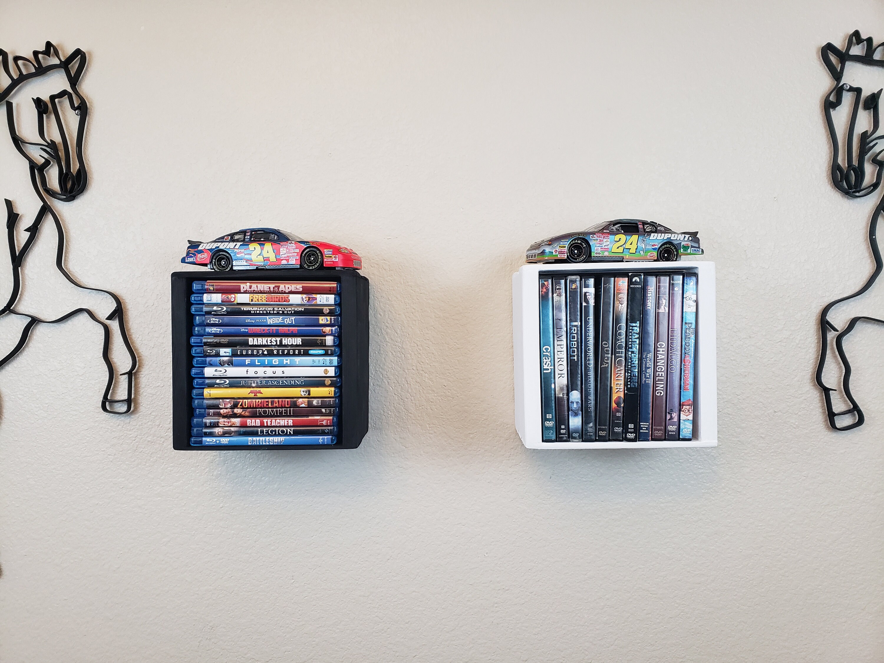 DVD Holder 4 Piece Set DVD Rack DVD Shelf Blu Ray Holder Etsy