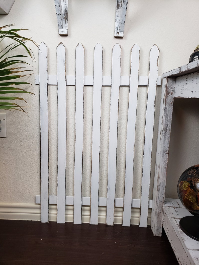 Picket Fence Wall Panel 3 Piece Set Nursery Wall Panel Etsy
