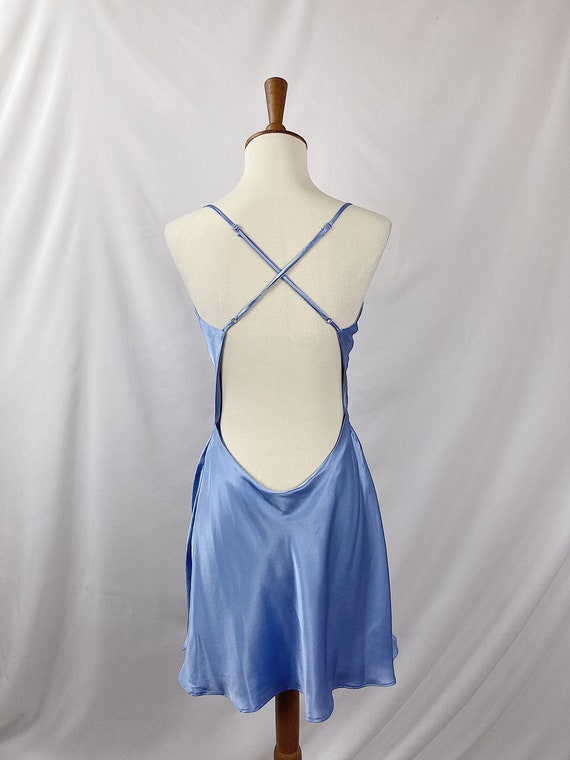 Vintage Open Back Mini Dress