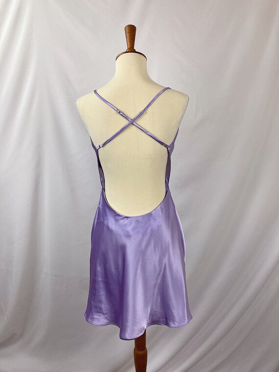 Vintage Open Back Mini Dress