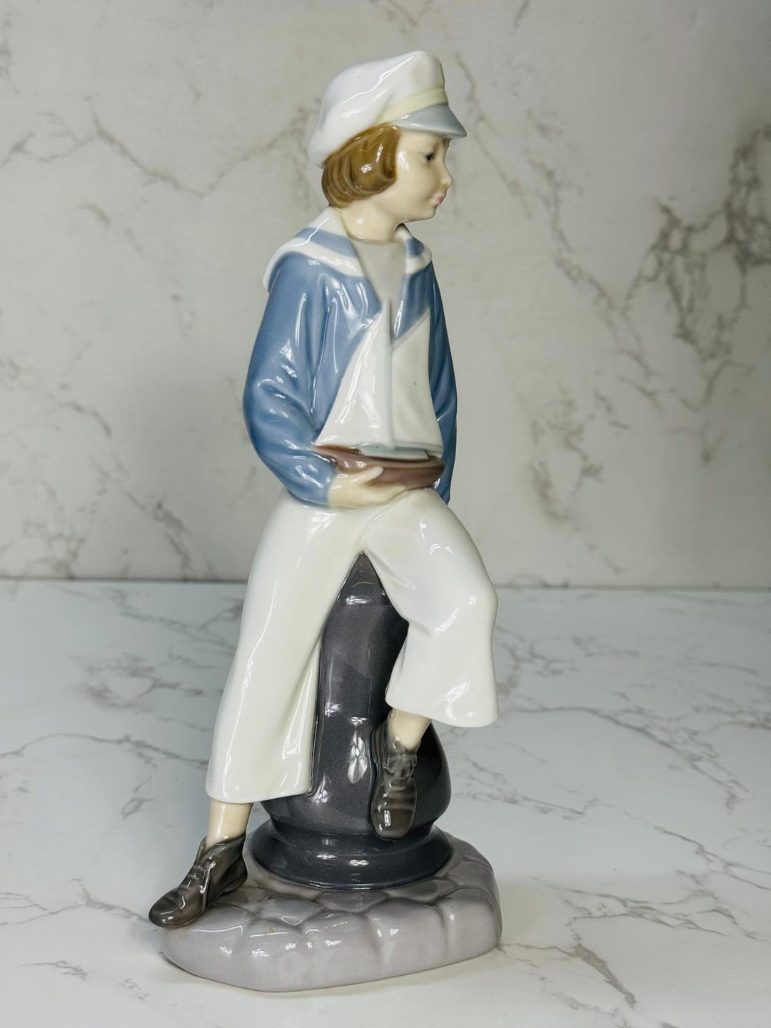 Lladro 4810 Sailor Boy With Yacht Sailboat Figurine Etsy Lladro 4810 Sailor Boy With Yacht Sailboat Figurine Etsy