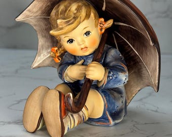 Vintage Hummel 6" Umbrella Girl #152/0B Goebel W Germany Ceramic 1957 Signed