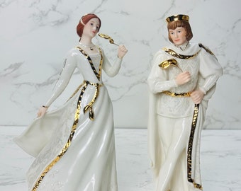 Lenox 1996 Ivory Classic Romeo & Juliet Limited Edition Porcelain Figurines