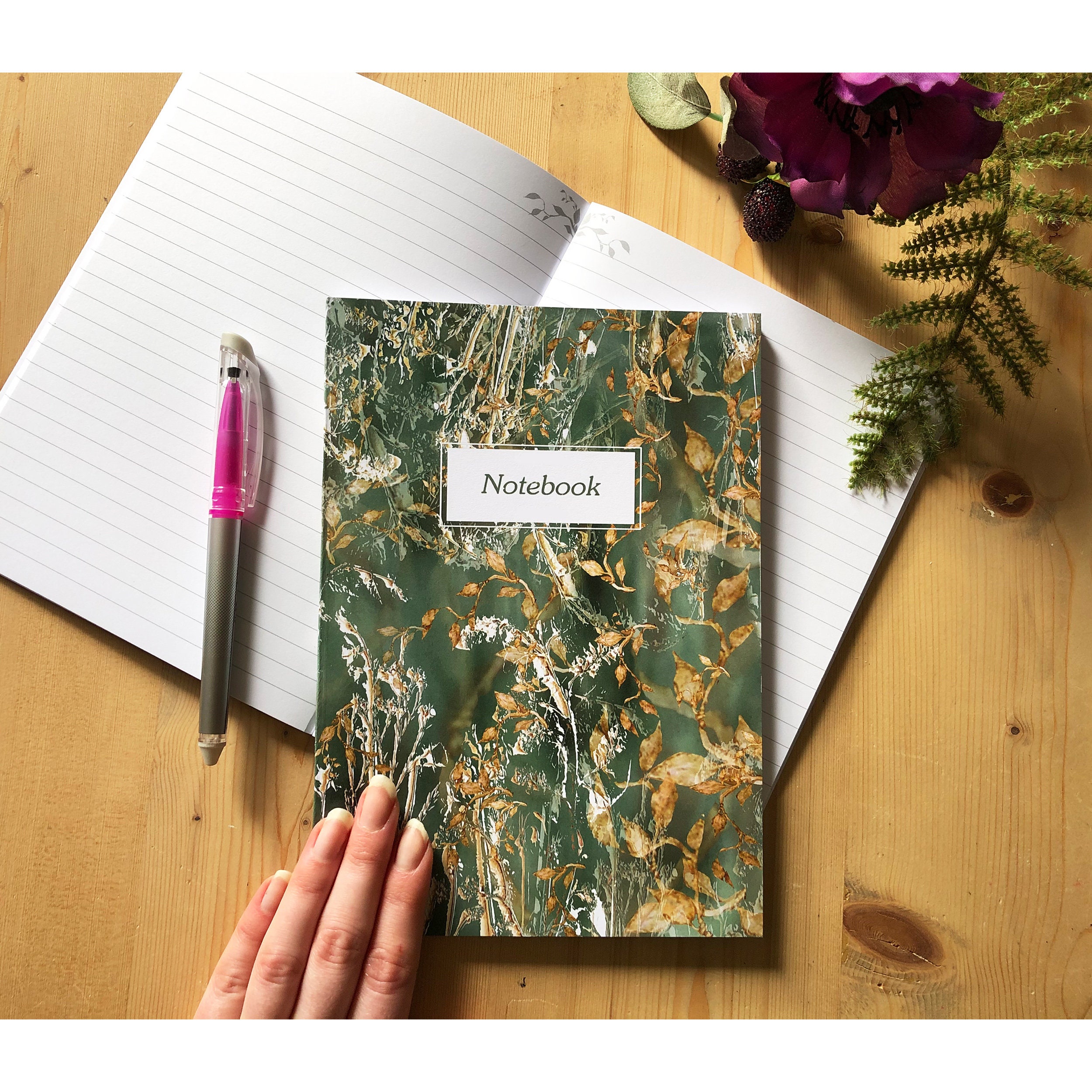 Set of Three A5 Recycled Notebook EcoFriendly A5 Notebook Etsy