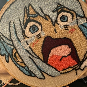Custom made needlepoint art