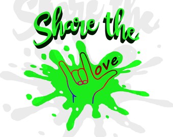 Download Share The Love Svg Etsy