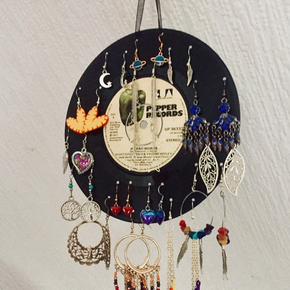Choose the Colour Earring Display Hanger. Mystery Upcycled 7 Vinyl