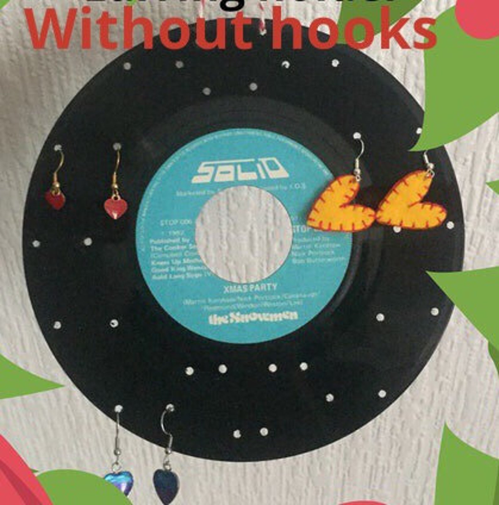 Vinyl Record Earring/necklace Holder Choose the Artist Etsy