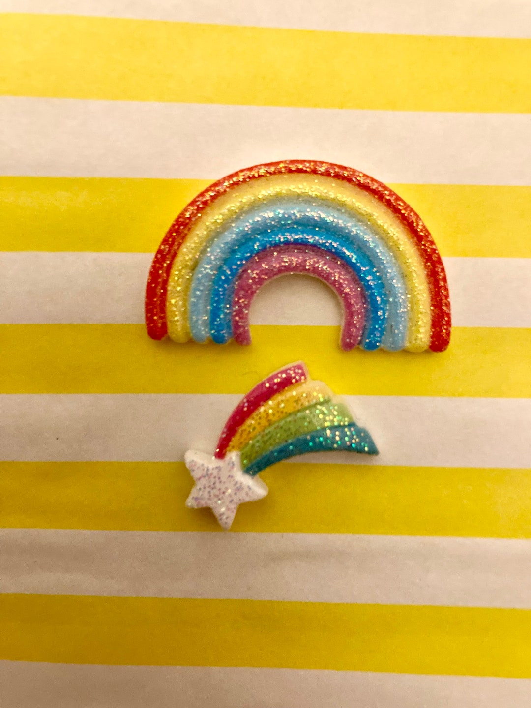 Two styles The wee rainbow in a box ,Shelf Ornament, Kawaii Keepsake