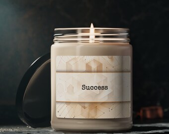 Success Scented Soy Candle, 9oz  | Funny Candle | Gag Gift | Funny Candle | Gift for Her | Gift for Him
