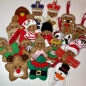 Ballerina Gingerbread man hanging decoration, Ballet lover gift, Personalised Gift, Gingerbread men, Christmas gift, Gift for Children, image 3