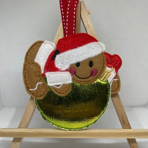 Christmas Bauble Gingerbread man, gingerbread decoration, hanging Christmas decoration Gingerbread men, Christmas gift, Gift for friends