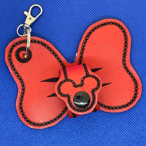 Mrs Mouse Disneyland ear holder Minnie Mouse inspired, Disney inspired head band holder, Mickey Minnie Mouse shaped ear holder