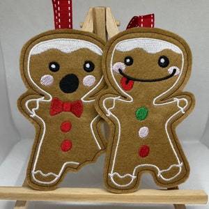 Lebkuchenmann Dekoration Lebkuchenmann Ornament Personalisiertes Geschenk, Lebkuchenmann Weihnachtsdekoration