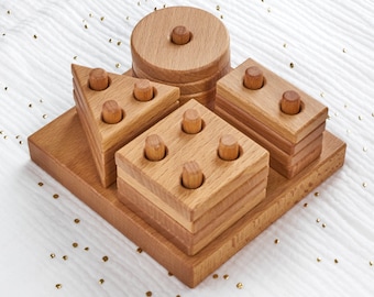 Material Montessori Motricidad Juegos De Madera Para Motricidad