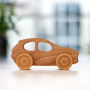 木製おもちゃの車、手作りの押し車、モンテッソーリおもちゃ、幼児ギフト、誕生日プレゼント、クラシックな子供用車、オーガニックおもちゃ、保育園の装飾