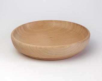Beech Wood Bowl, Montessori Sensory Bin Tool