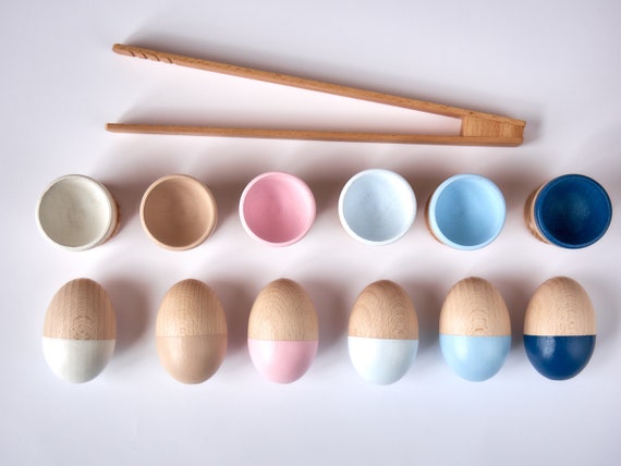 Ensemble de jeux d'œufs assortis Jouet Montessori pour tout-petits