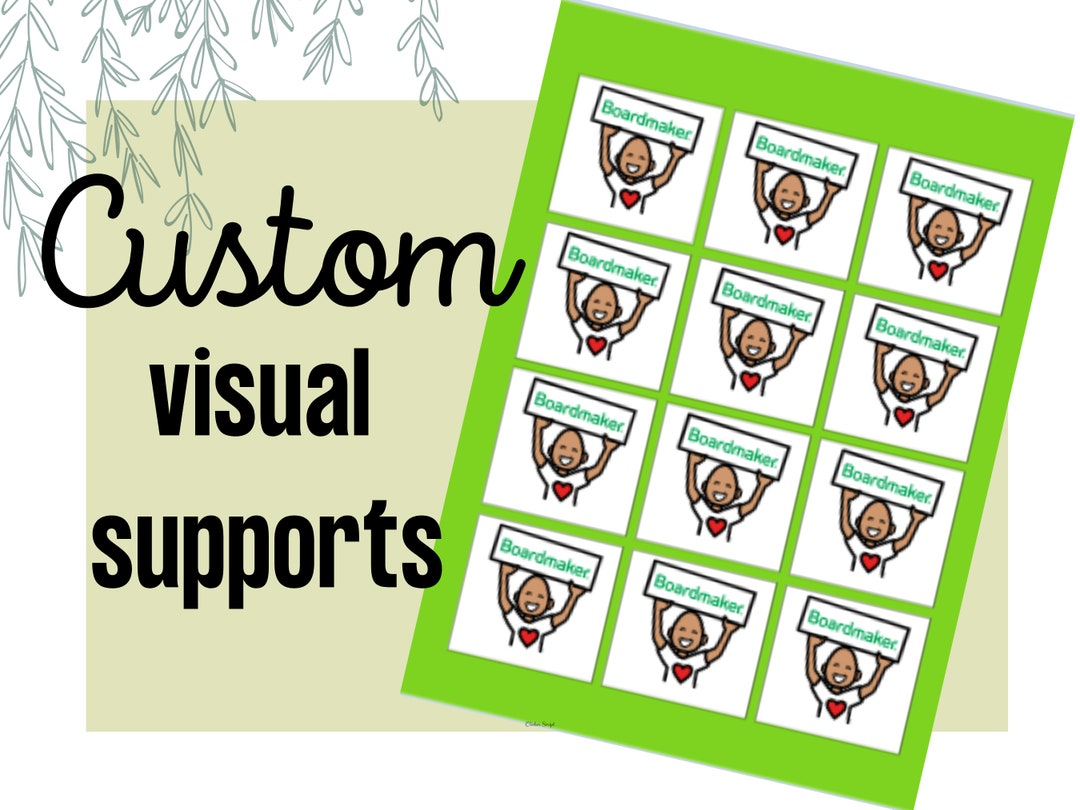 Custom Personalized Boardmaker Visual Support Visual Schedule Printable