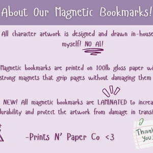 Elphaba Magnetic Bookmark | Wicked For Good, Double-Sided image 8