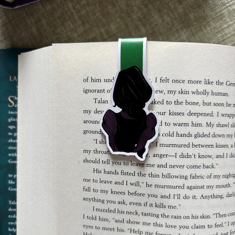 Elphaba Magnetic Bookmark | Wicked For Good, Double-Sided image 5