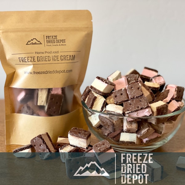 Freeze Dried Ice Cream Sandwich Bites