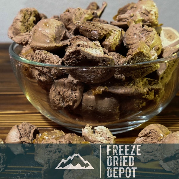 Freeze Dried Chocolate Peanut Butter Ice Cream, Freeze Dried Ice Cream, Ice Cream, Freeze Dried Food