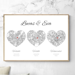 Met Engaged Married Personalized Print, A Romantic Anniversary Gift For Him/Her
