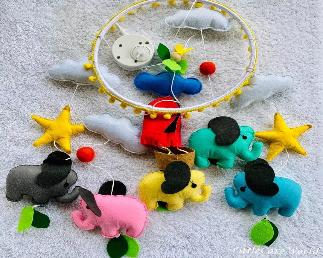 Baby Cot Mobile Jungle Animals Mobile Safari Mobile Safari Etsy