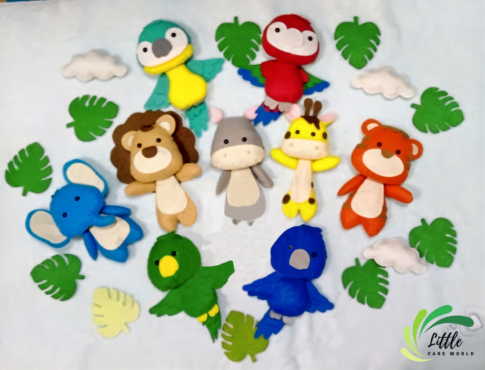 Safari Baby Mobile Baby Cot Mobile Safari Parrots Elephant Etsy