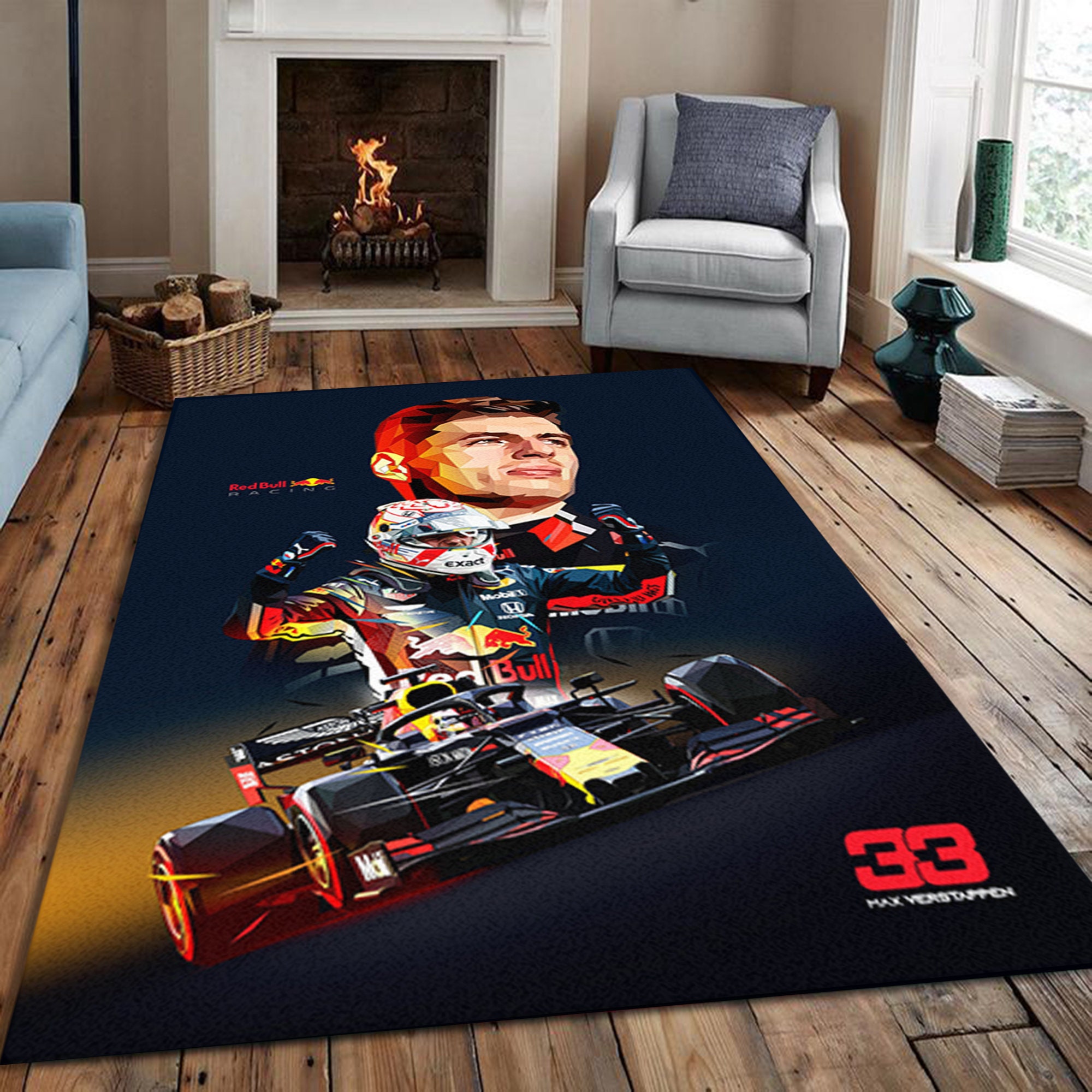 Max Verstappen F1 Formula One signed Limited Edition Rug Etsy