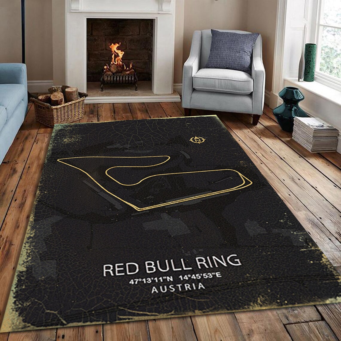 Red bull ring Austria circuit F1 Track Map Rug Formula 1 ...