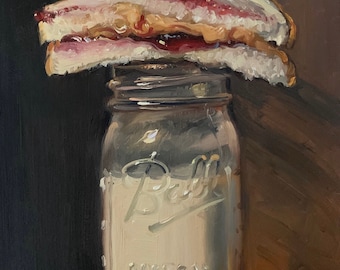 PBJ & Jar of Milk - sequential steps demo