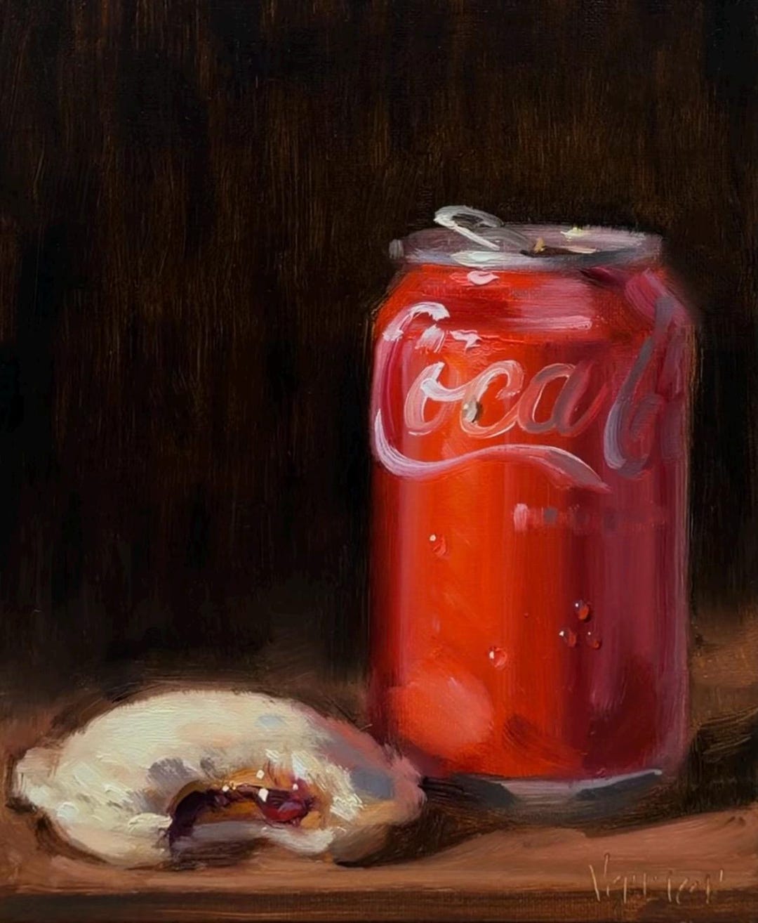 Coke and Uncrustable 16x20 - NOAH VERRIER Original Still Life Oil ...