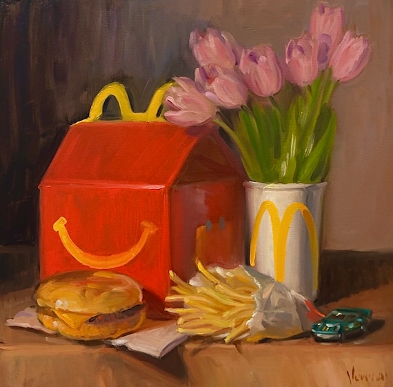 Happy Meal (hand Embellished) - NOAH VERRIER Original Still Life