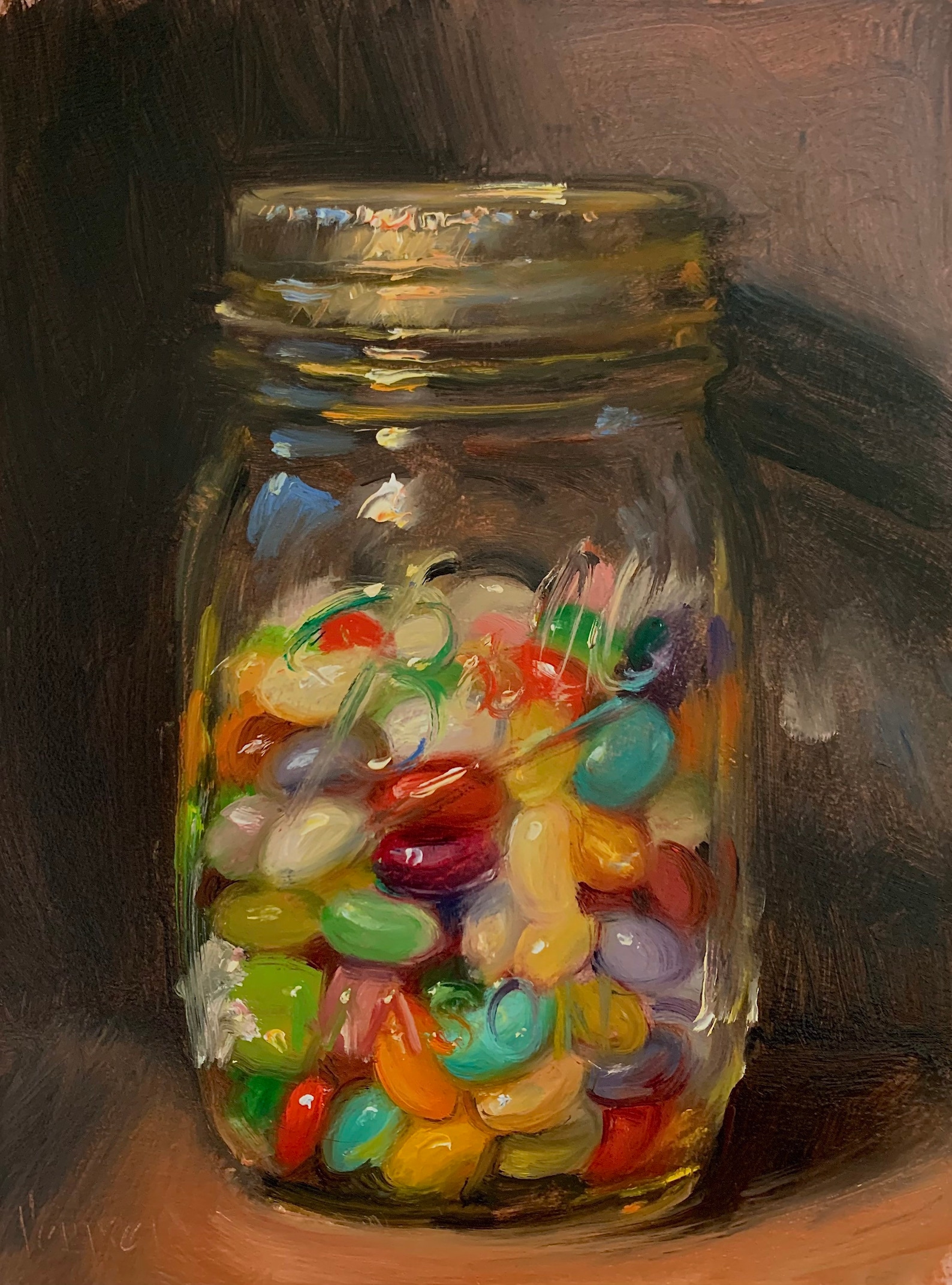 Jelly Beans artist's Touch Canvas NOAH VERRIER Etsy