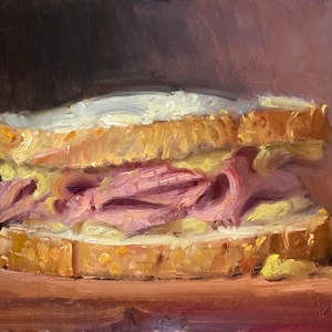 Corned Beef 16x20 - NOAH VERRIER Original still life oil painting, Signed fine art print