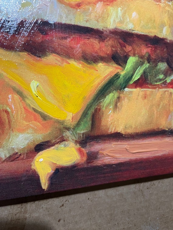Big Mac Artist's Touch Canvas - NOAH VERRIER Original Still Life