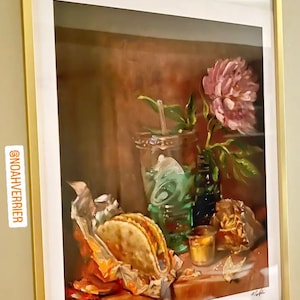 Taco Bell NOAH VERRIER Original still life oil painting, Signed fine art print image 3